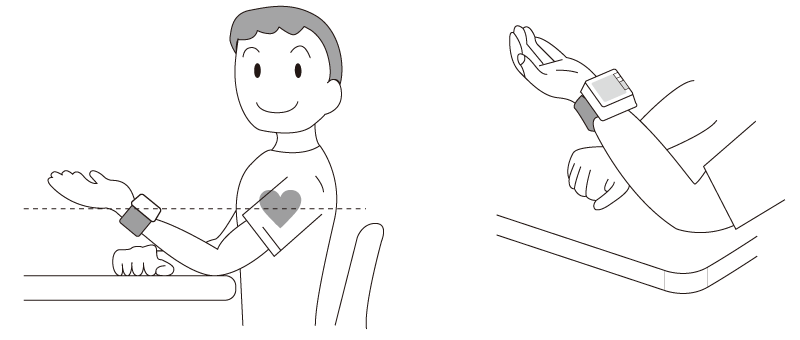 血圧の測り方図解